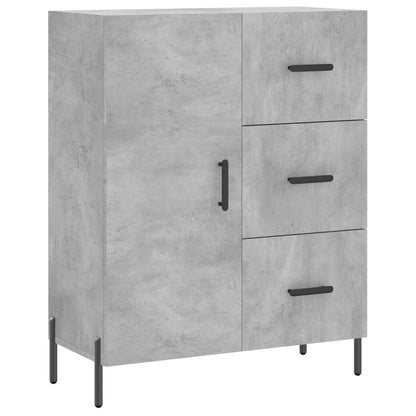 Credenza Grigio Cemento 69,5x34x180 cm in Legno Multistrato - homemem39