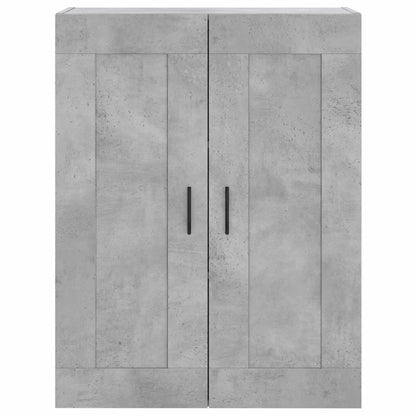 Credenza Grigio Cemento 69,5x34x180 cm in Legno Multistrato - homemem39