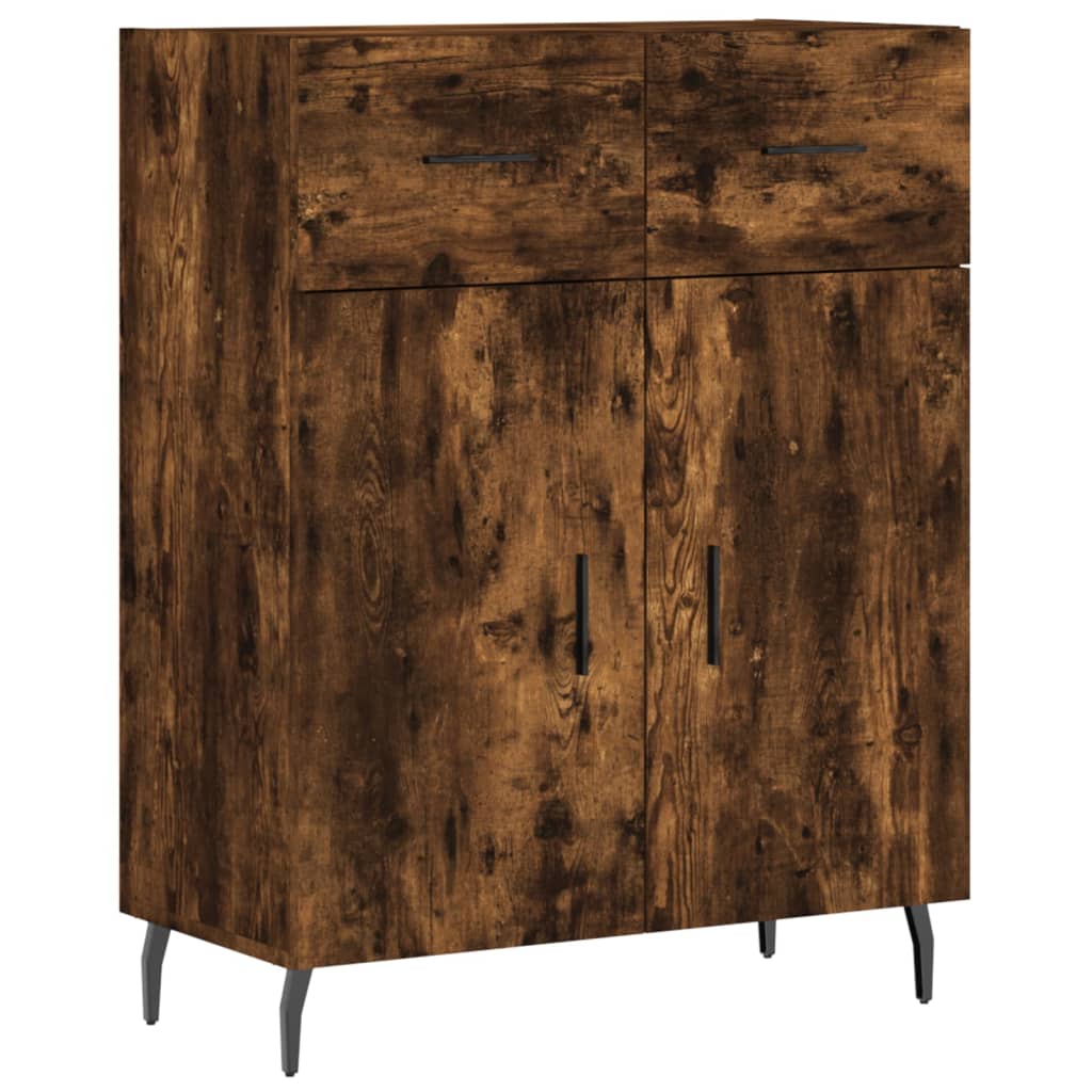 Credenza Rovere Fumo  69,5x34x180 cm in Legno Multistrato - homemem39