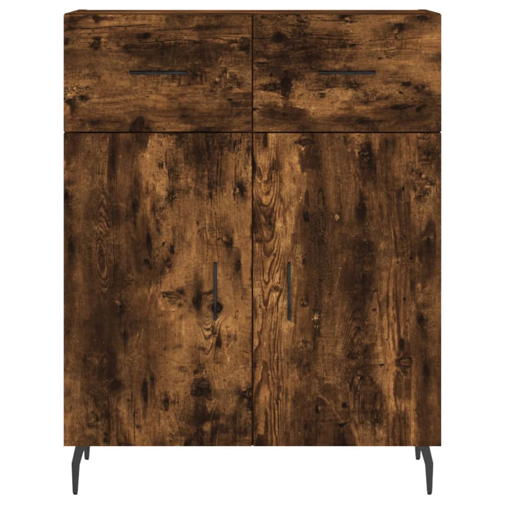 Credenza Rovere Fumo  69,5x34x180 cm in Legno Multistrato - homemem39