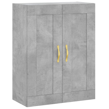 Credenza Grigio Cemento 69,5x34x180 cm in Legno Multistrato - homemem39