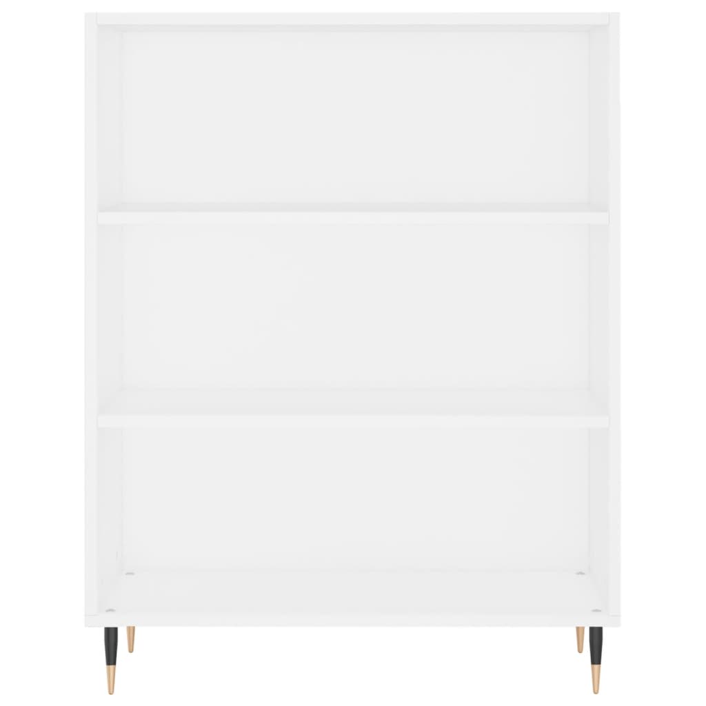 Credenza Bianca 69,5x34x180 cm in Legno Multistrato - homemem39