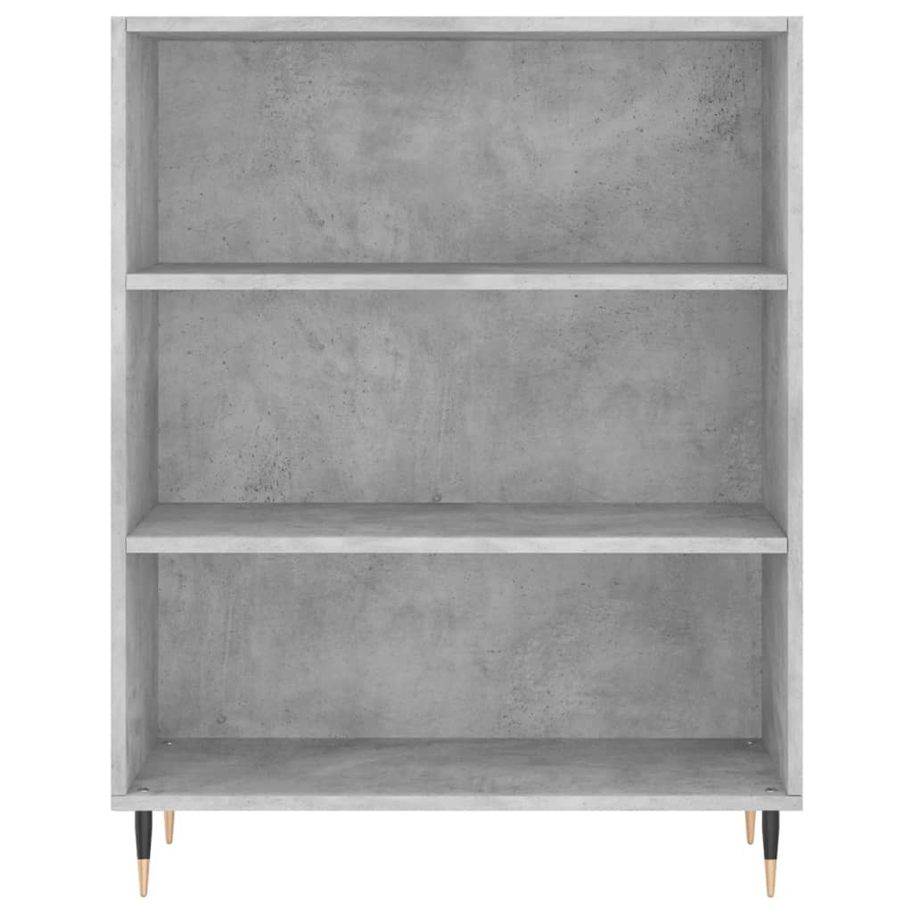 Credenza Grigio Cemento 69,5x34x180 cm in Legno Multistrato - homemem39