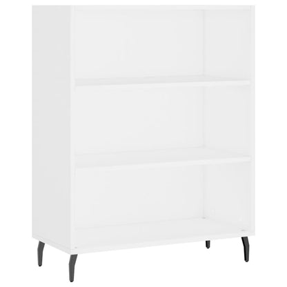 Credenza Bianca 69,5x34x180 cm in Legno Multistrato - homemem39