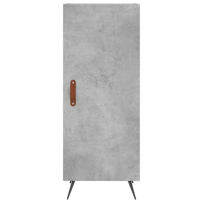 Credenza Grigio Cemento 34,5x34x180 cm in Legno Multistrato - homemem39