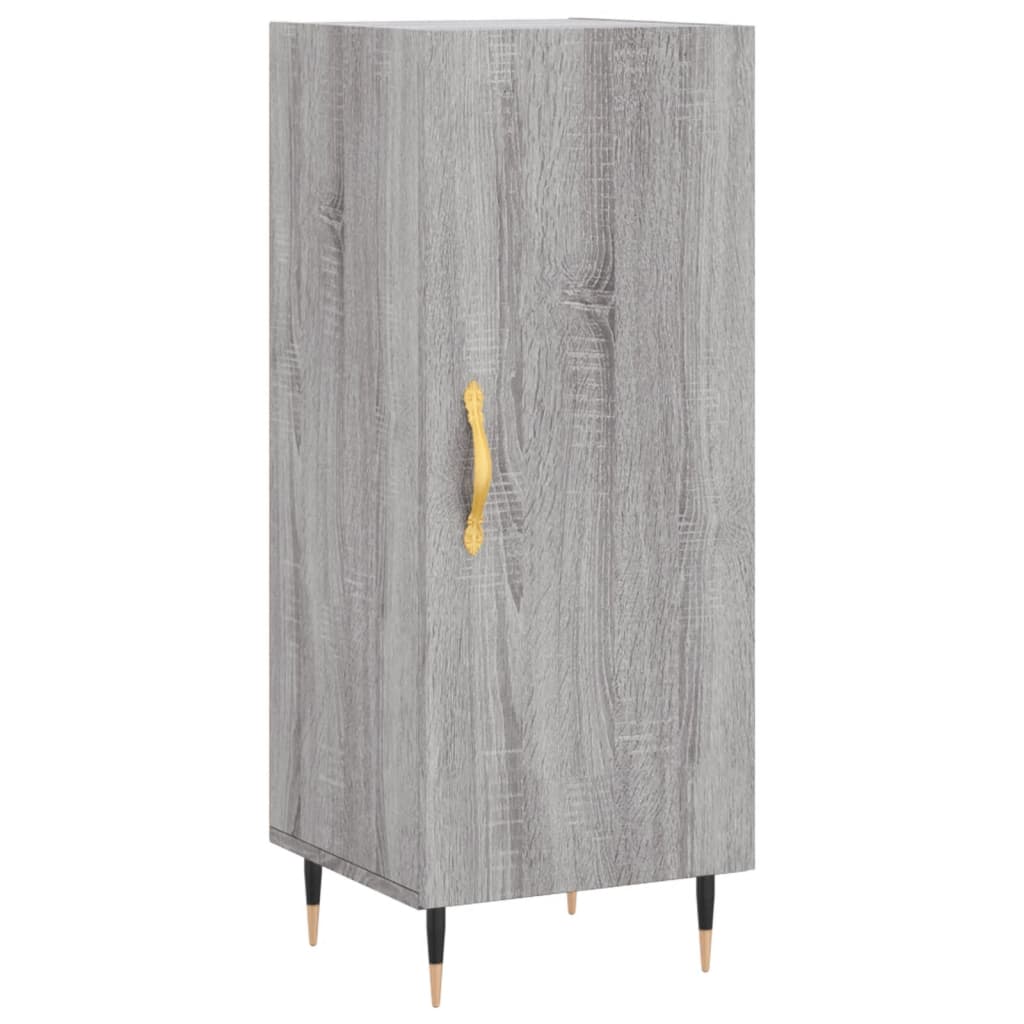 Credenza Grigio Sonoma 34,5x34x180 cm in Legno Multistrato - homemem39