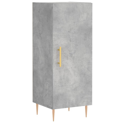 Credenza Grigio Cemento 34,5x34x180 cm in Legno Multistrato - homemem39