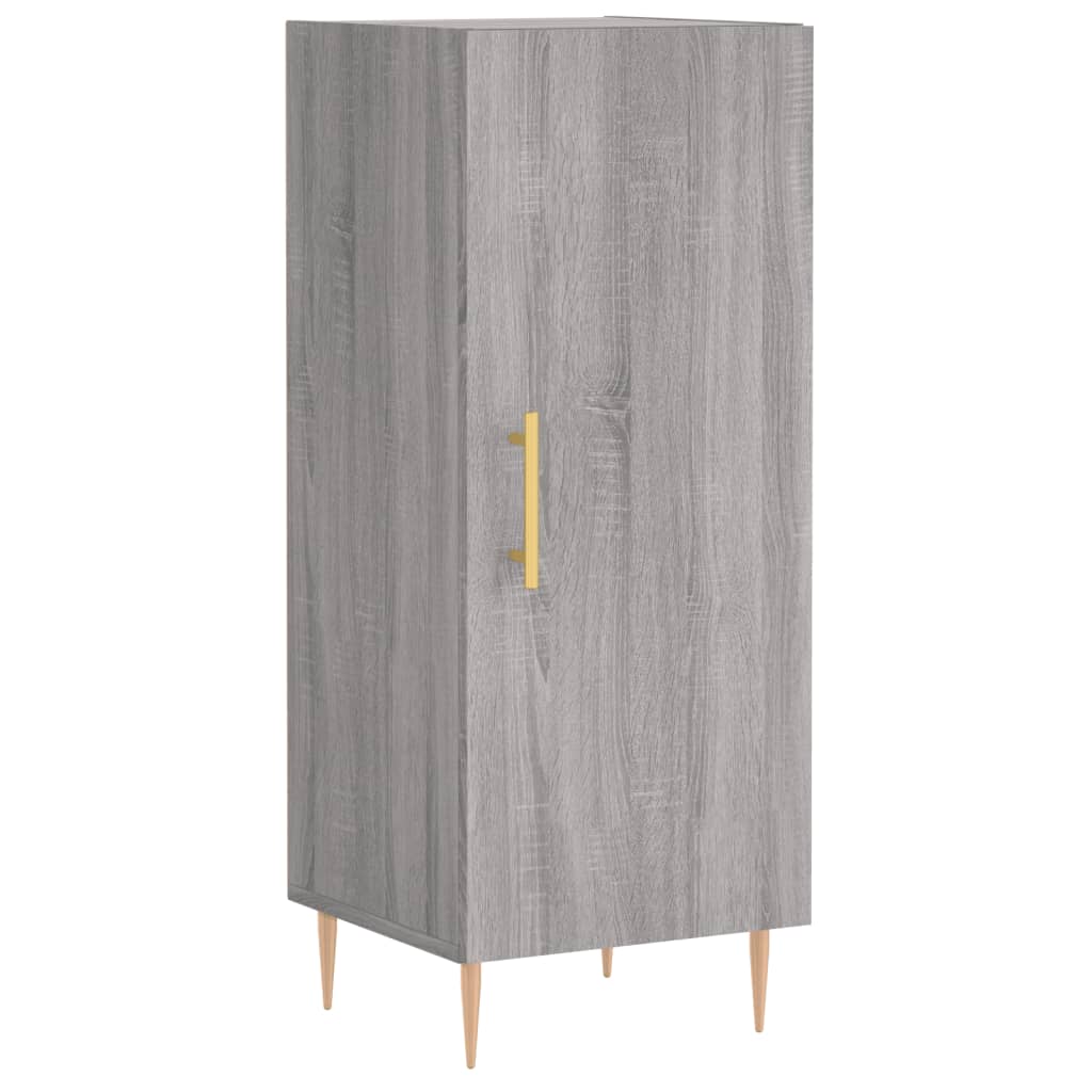 Credenza Grigio Sonoma 34,5x34x180 cm in Legno Multistrato - homemem39