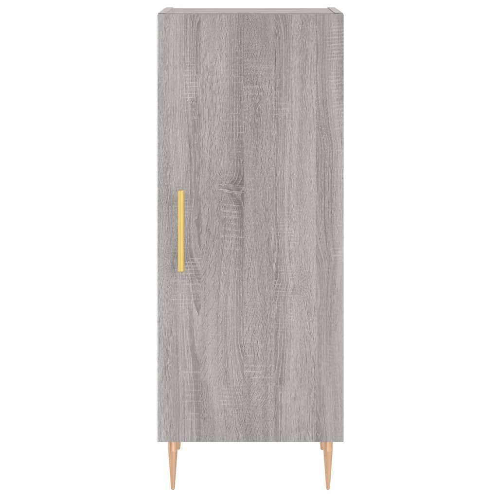 Credenza Grigio Sonoma 34,5x34x180 cm in Legno Multistrato - homemem39