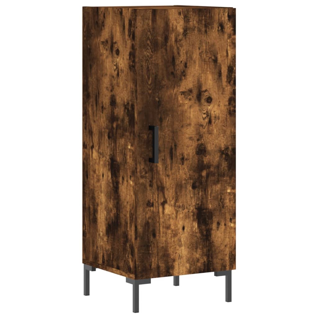 Credenza Rovere Fumo 34,5x34x180 cm in Legno Multistrato - homemem39