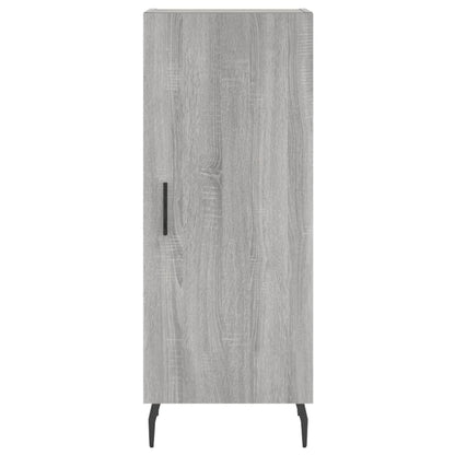 Credenza Grigio Sonoma 34,5x34x180 cm in Legno Multistrato - homemem39