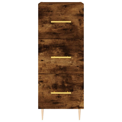 Credenza Rovere Fumo 34,5x34x180 cm in Legno Multistrato - homemem39