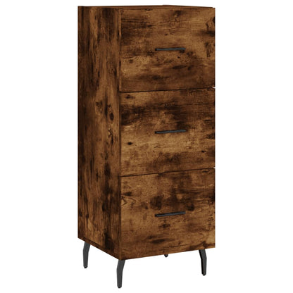 Credenza Rovere Fumo 34,5x34x180 cm in Legno Multistrato - homemem39