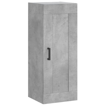 Credenza Grigio Cemento 34,5x34x180 cm in Legno Multistrato - homemem39