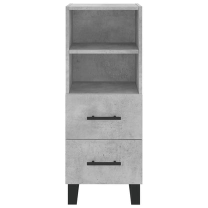 Credenza Grigio Cemento 34,5x34x180 cm in Legno Multistrato - homemem39