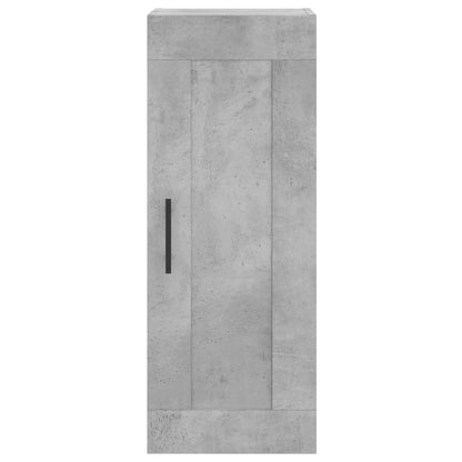 Credenza Grigio Cemento 34,5x34x180 cm in Legno Multistrato - homemem39
