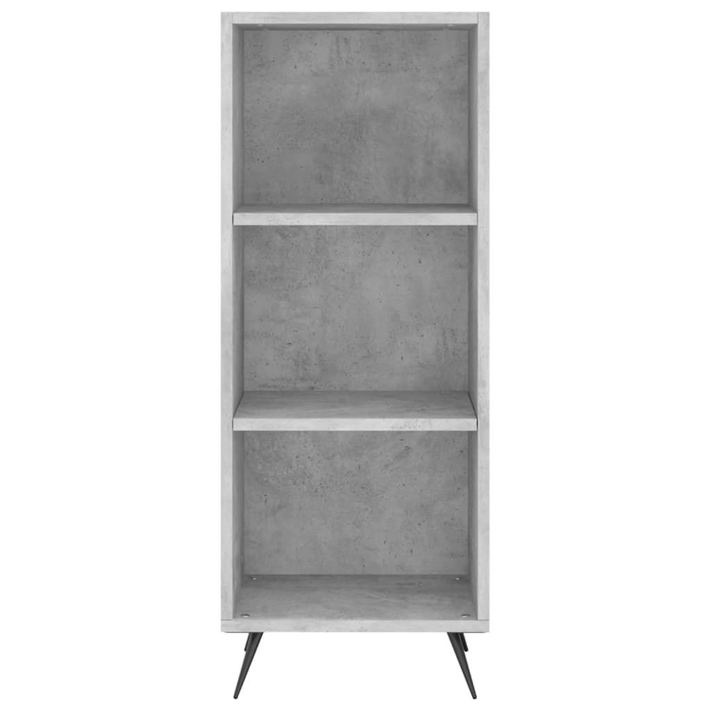 Credenza Grigio Cemento 34,5x34x180 cm in Legno Multistrato - homemem39