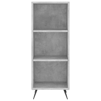 Credenza Grigio Cemento 34,5x34x180 cm in Legno Multistrato - homemem39