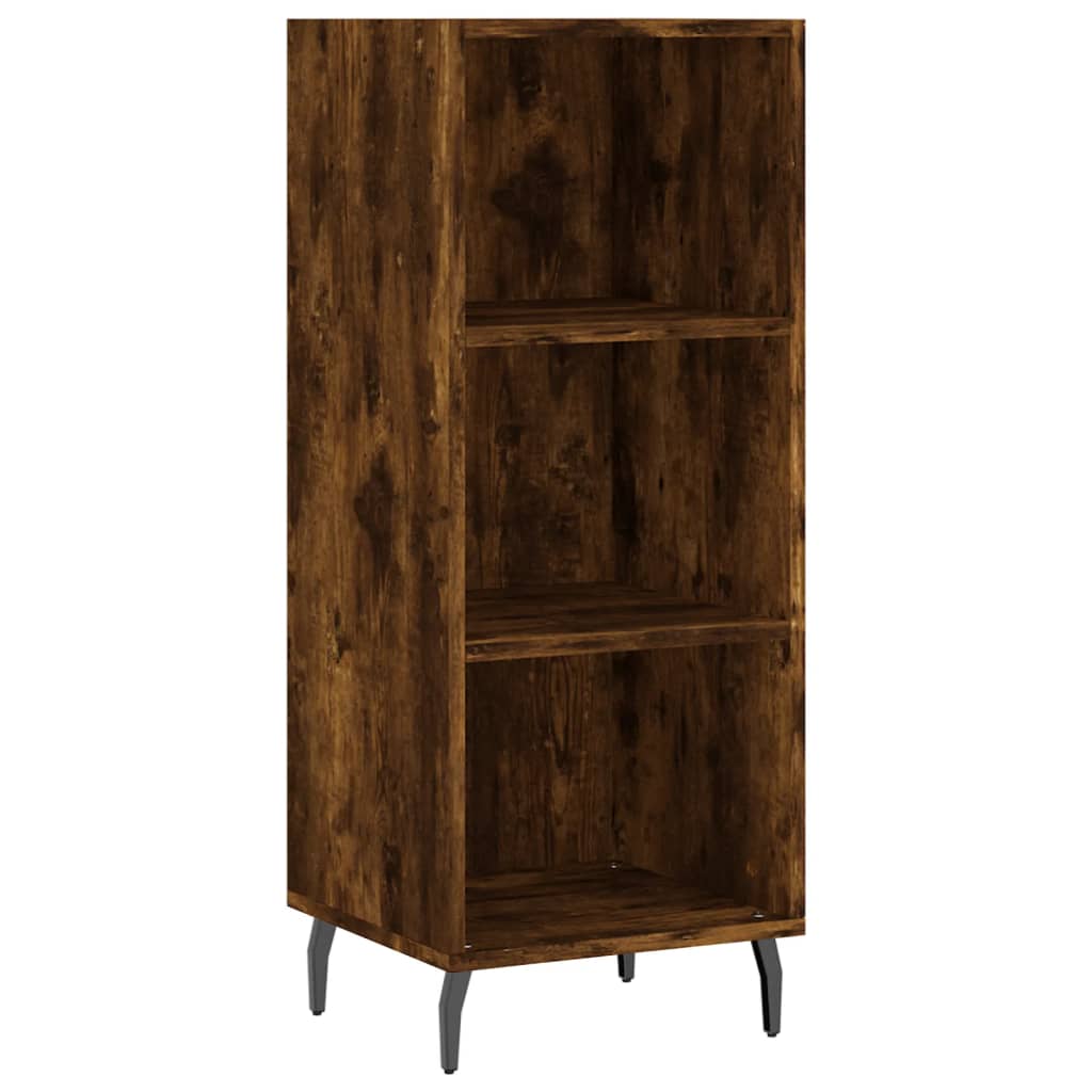 Credenza Rovere Fumo 34,5x34x180 cm in Legno Multistrato - homemem39