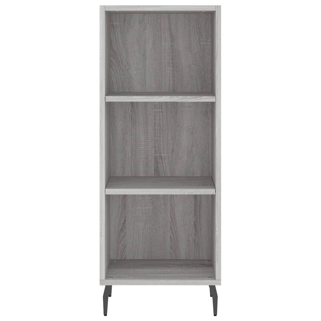 Credenza Grigio Sonoma 34,5x34x180 cm in Legno Multistrato - homemem39