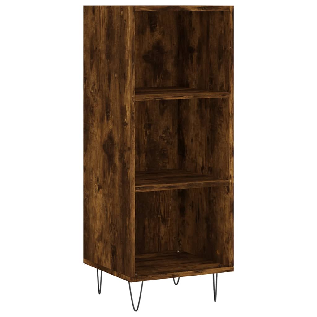 Credenza Rovere Fumo 34,5x34x180 cm in Legno Multistrato - homemem39