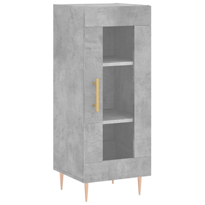 Credenza Grigio Cemento 34,5x34x180 cm in Legno Multistrato - homemem39