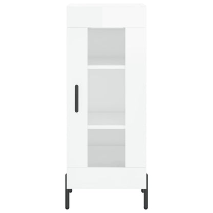 Credenza 34,5x34x180 cm in Legno Multistrato Bianco Lucido - homemem39