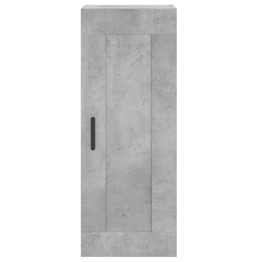 Credenza Grigio Cemento 34,5x34x180 cm in Legno Multistrato - homemem39