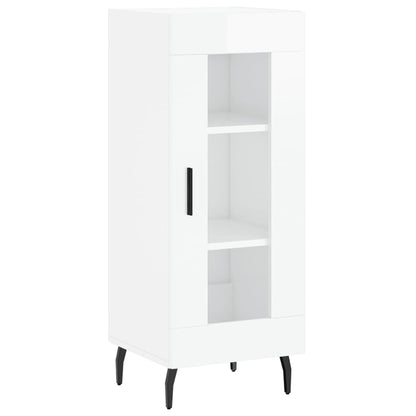 Credenza 34,5x34x180 cm in Legno Multistrato Bianco Lucido - homemem39