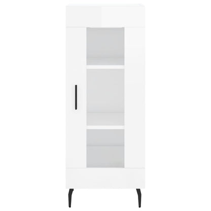 Credenza 34,5x34x180 cm in Legno Multistrato Bianco Lucido - homemem39