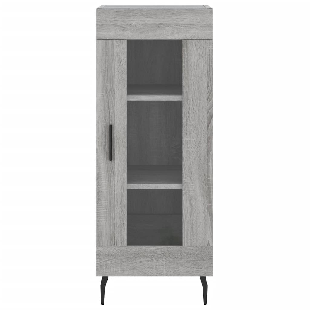 Credenza Grigio Sonoma 34,5x34x180 cm in Legno Multistrato - homemem39