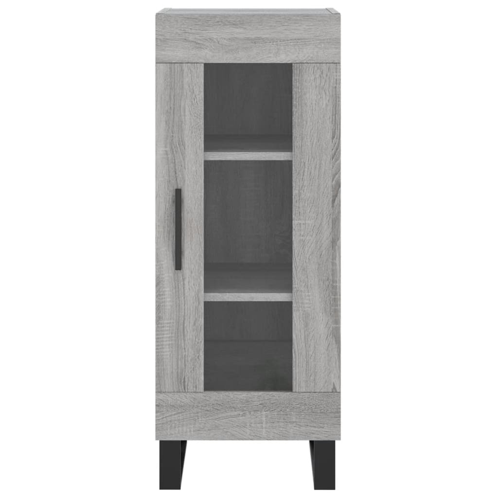 Credenza Grigio Sonoma 34,5x34x180 cm in Legno Multistrato - homemem39