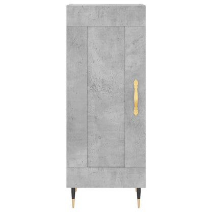 Credenza Grigio Cemento 34,5x34x180 cm in Legno Multistrato - homemem39