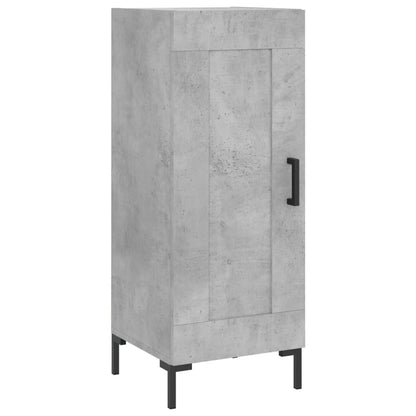 Credenza Grigio Cemento 34,5x34x180 cm in Legno Multistrato - homemem39