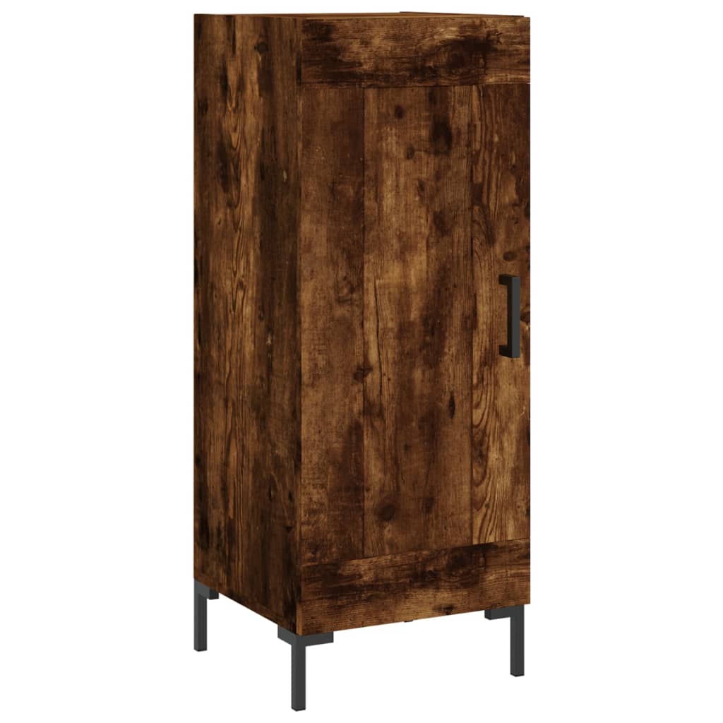 Credenza Rovere Fumo 34,5x34x180 cm in Legno Multistrato - homemem39