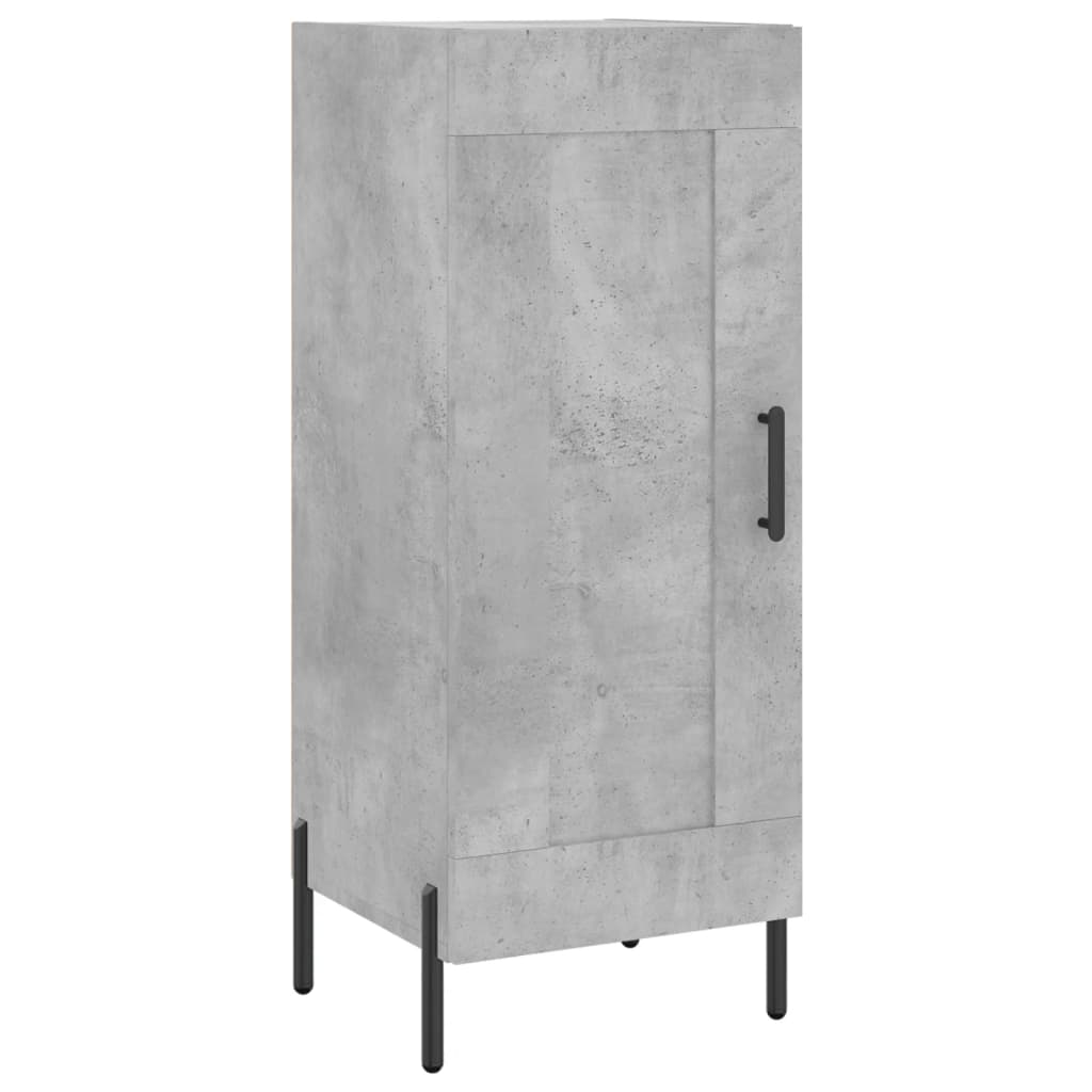 Credenza Grigio Cemento 34,5x34x180 cm in Legno Multistrato - homemem39