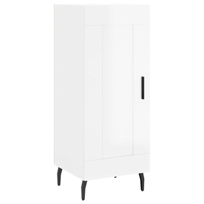 Credenza 34,5x34x180 cm in Legno Multistrato Bianco Lucido - homemem39