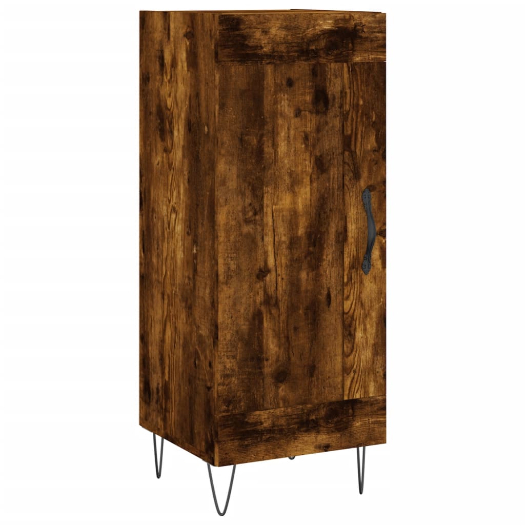 Credenza Rovere Fumo 34,5x34x180 cm in Legno Multistrato - homemem39