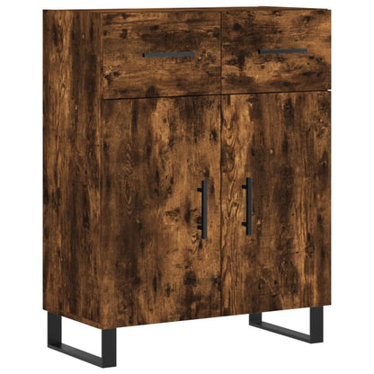 Credenza Rovere Fumo  69,5x34x180 cm in Legno Multistrato - homemem39