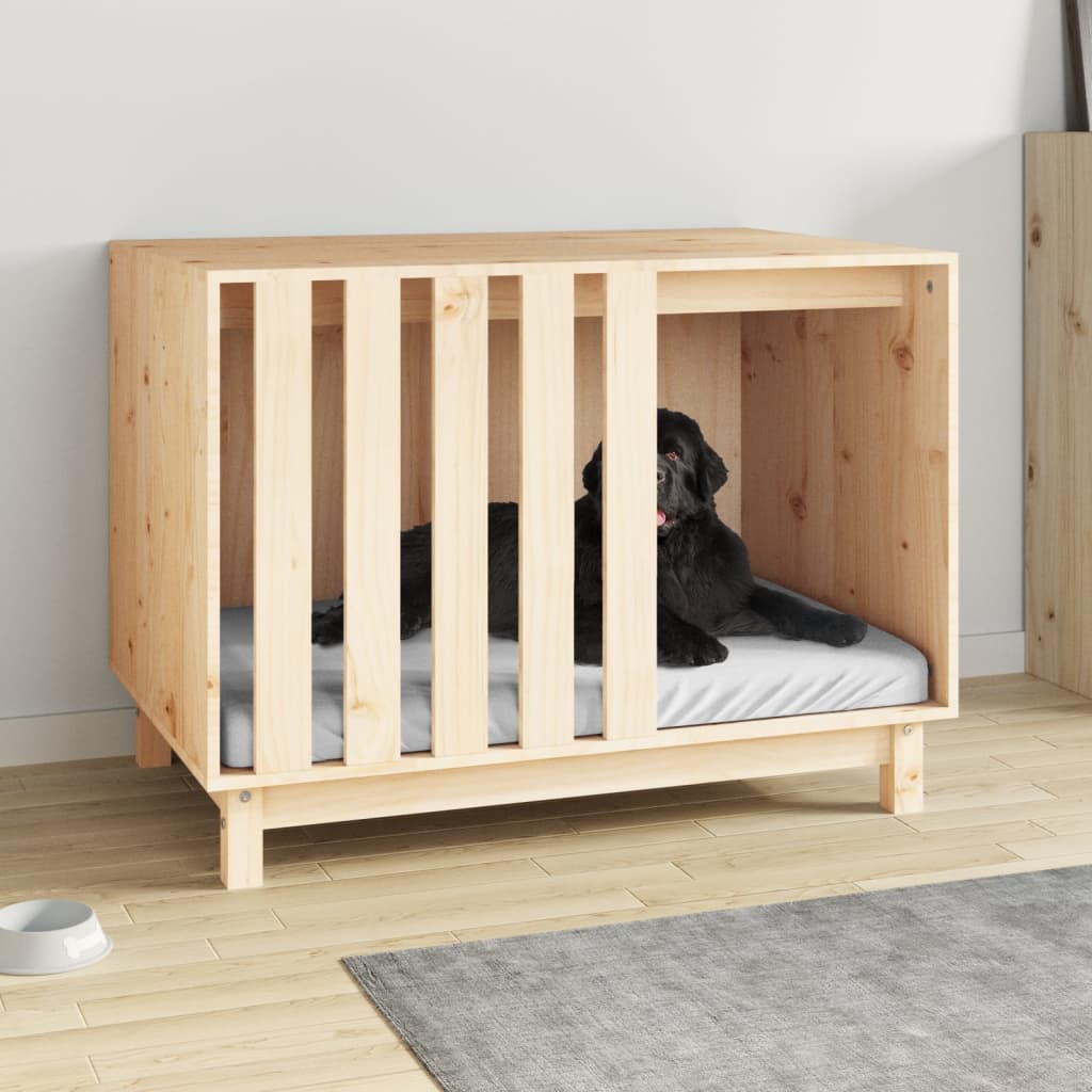 Casetta per Cani 90x60x67 cm in Legno Massello di Pino - homemem39