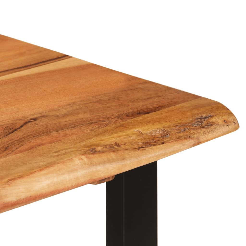 Tavolo da Pranzo 110x50x76 cm Legno Massello di Acacia - homemem39