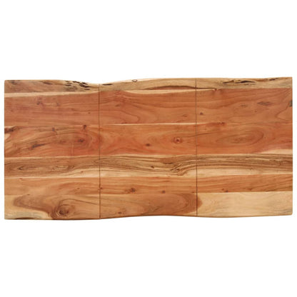 Tavolo da Pranzo 140x70x76 cm Legno Massello di Acacia - homemem39