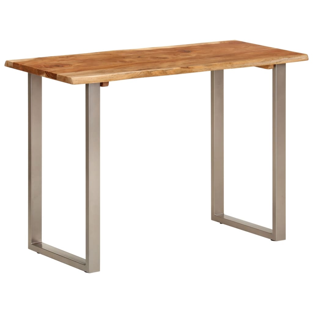 Tavolo da Pranzo 110x50x76 cm Legno Massello di Acacia - homemem39