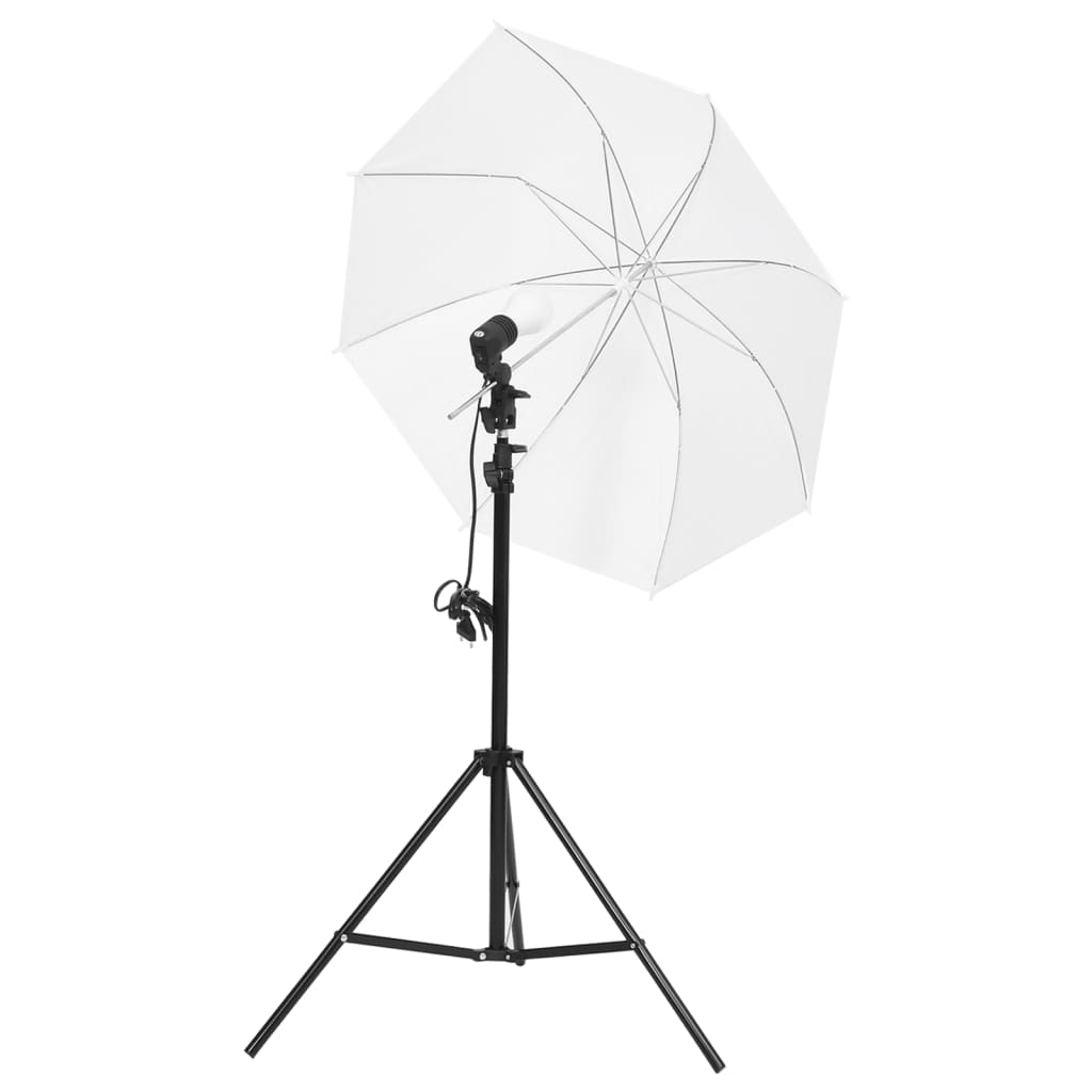 Kit per Studio Fotografico con Set Luci, Fondale e Riflettore - homemem39