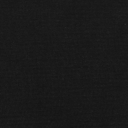 Giroletto a Molle con Materasso Nero 140x200 cm in Tessuto - homemem39