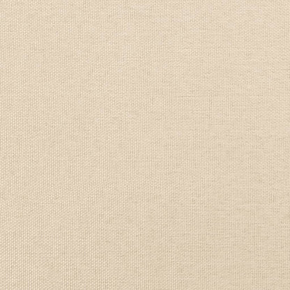 Giroletto a Molle con Materasso Crema 90x190 cm in Tessuto - homemem39
