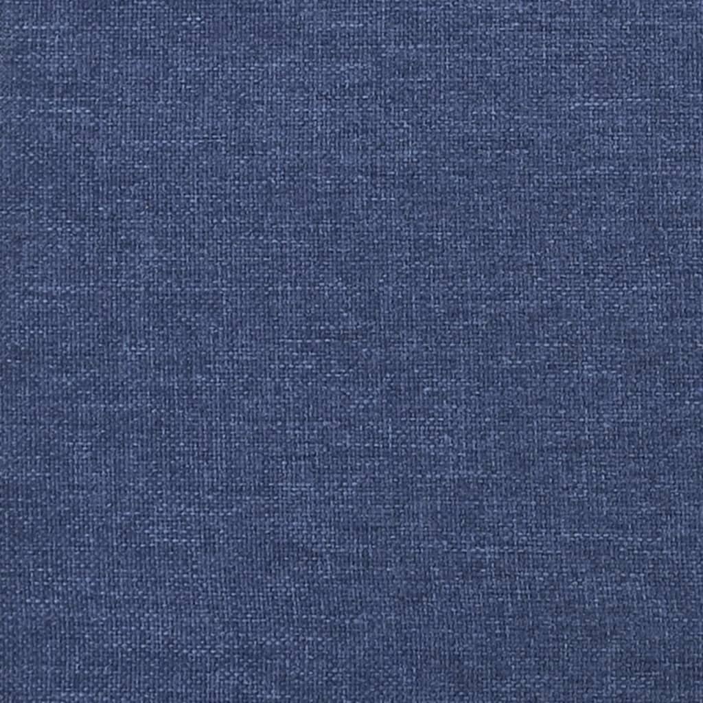 Giroletto a Molle con Materasso Blu 140x200 cm in Tessuto - homemem39