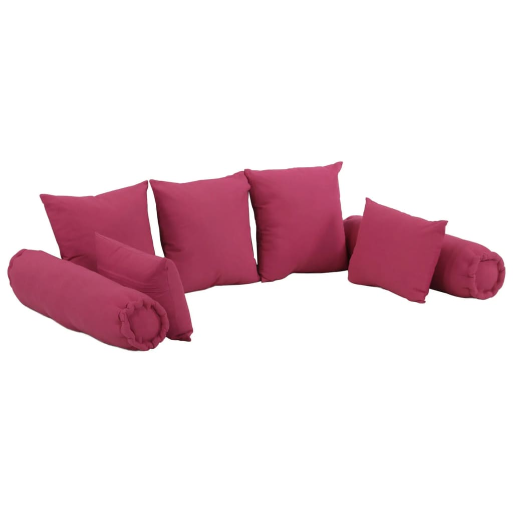 Set di Cuscini 7 pz in Tessuto Rosa - homemem39