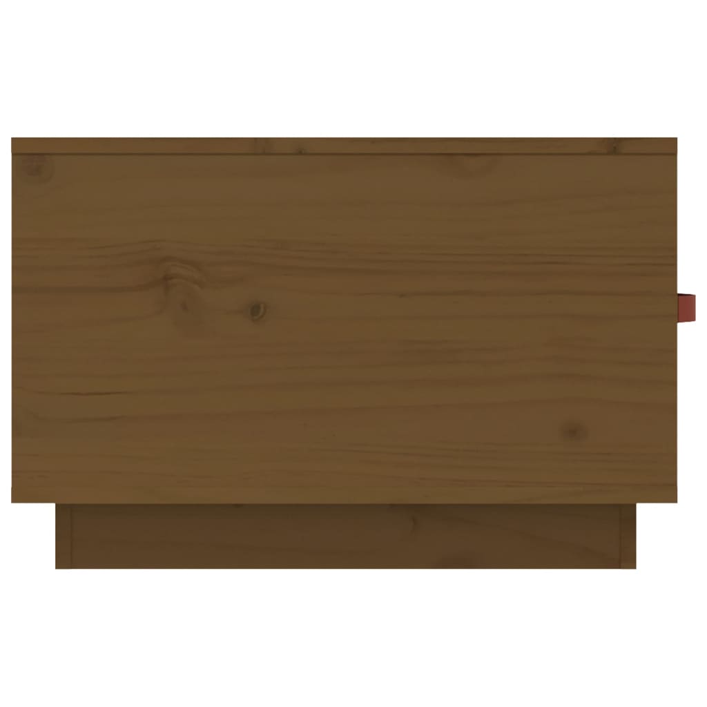 Tavolino da Salotto Miele 60x53x35 cm Legno Massello di Pino - homemem39