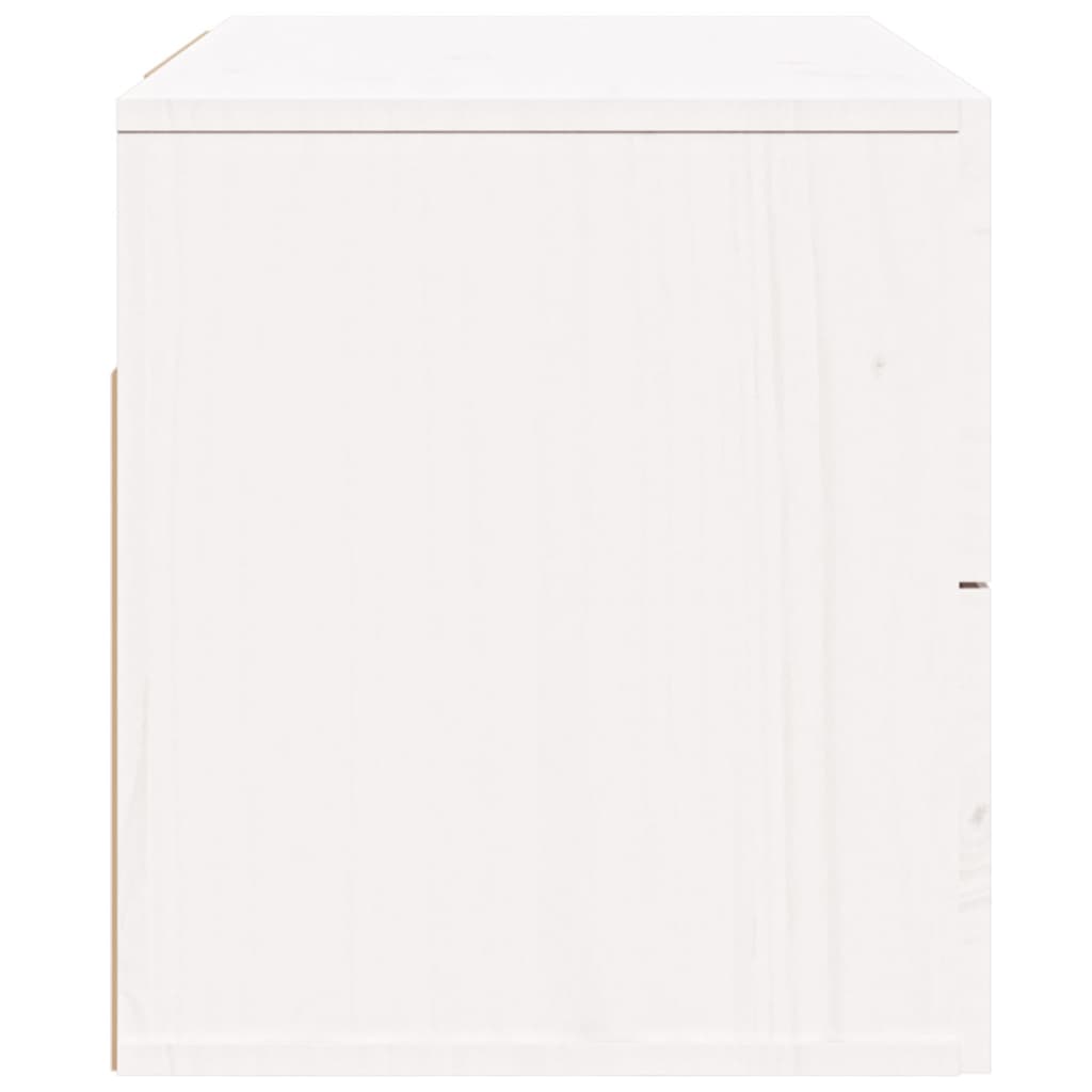 Comodini a Muro 2 pz Bianchi 50x36x40 cm - homemem39